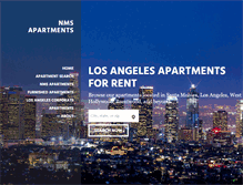 Tablet Screenshot of nmsapartments.com